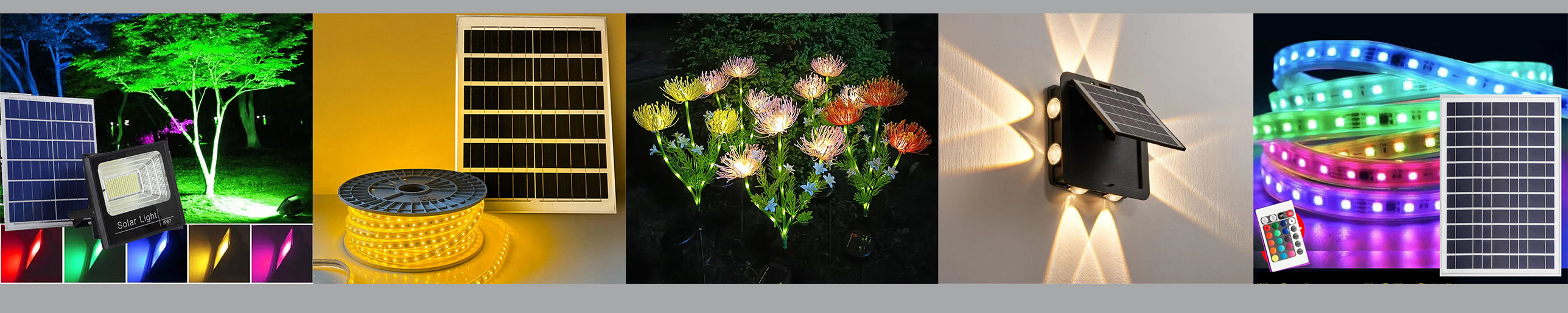 Add vibrant color to your outdoors with solar RGB LED lights. Weatherproof, energy-efficient, and wire-free—they light up at dusk and glow till dawn, perfect for patios, gardens, and festive flair year-round.