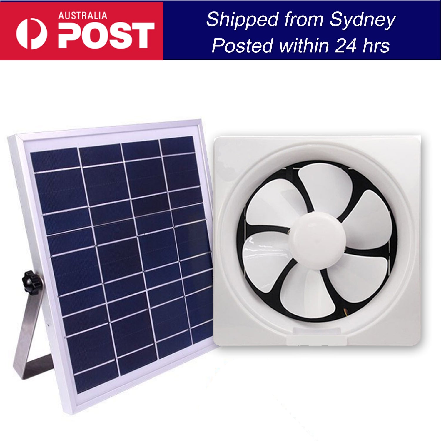 This solar-powered exhaust fan reduces cooling costs with eco-friendly ventilation for caravans, kitchens, attics, and garages. Features auto weather-resistant shutters, easy installation, and a durable, low-maintenance motor.
