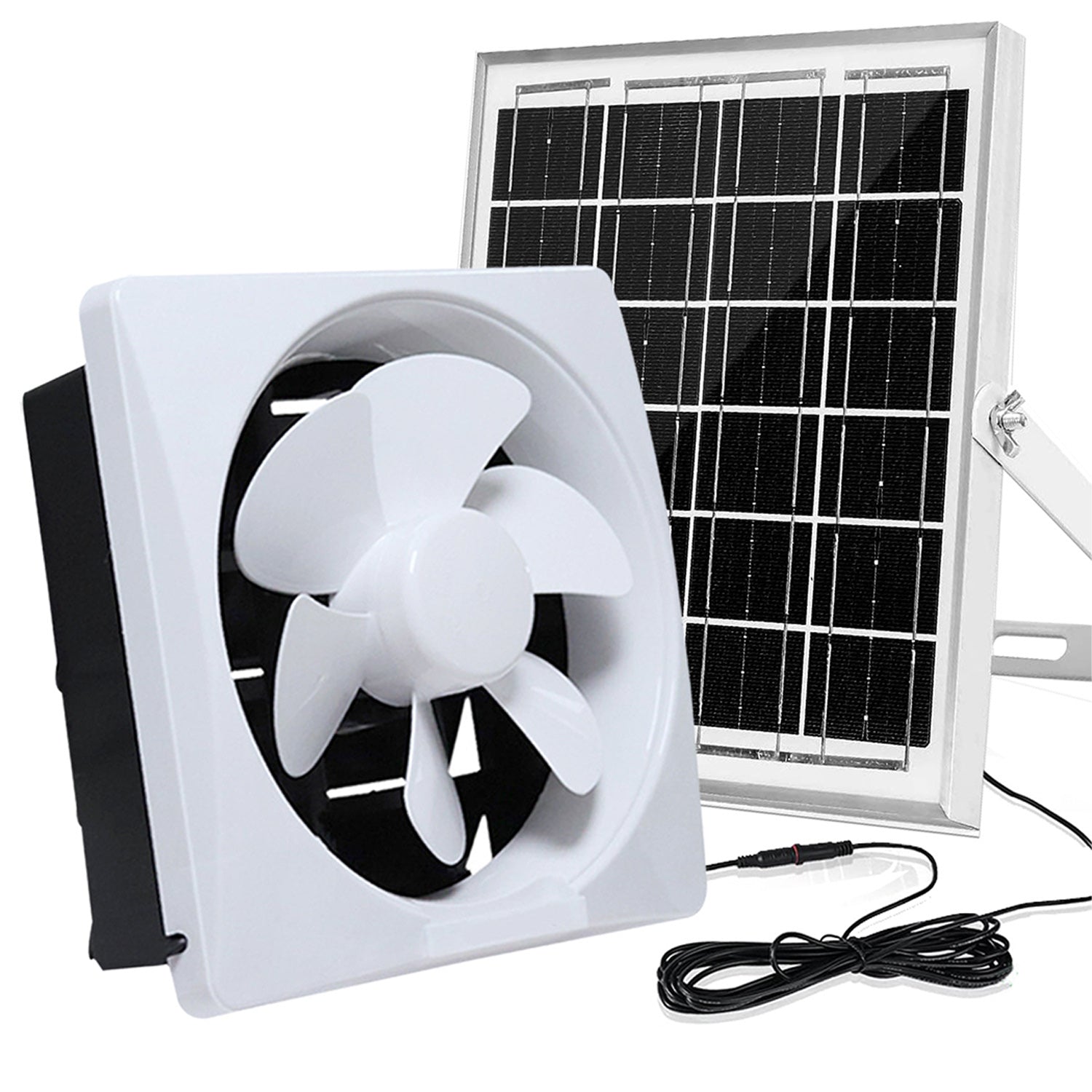 Our solar-powered fan provides cost-effective, eco-friendly ventilation for caravans, kitchens, attics, garages, and sheds. It features auto weather-resistant shutters, easy installation with thermostat compatibility, and a corrosion-resistant motor for long-lasting performance. Low-maintenance and durable, it ensures efficient cooling year-round.