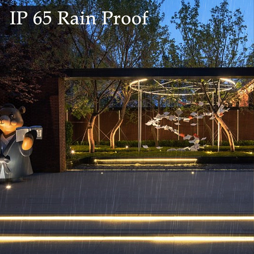 RGB Colour Solar Powered LED Strip Garden Light Large Panel Super right