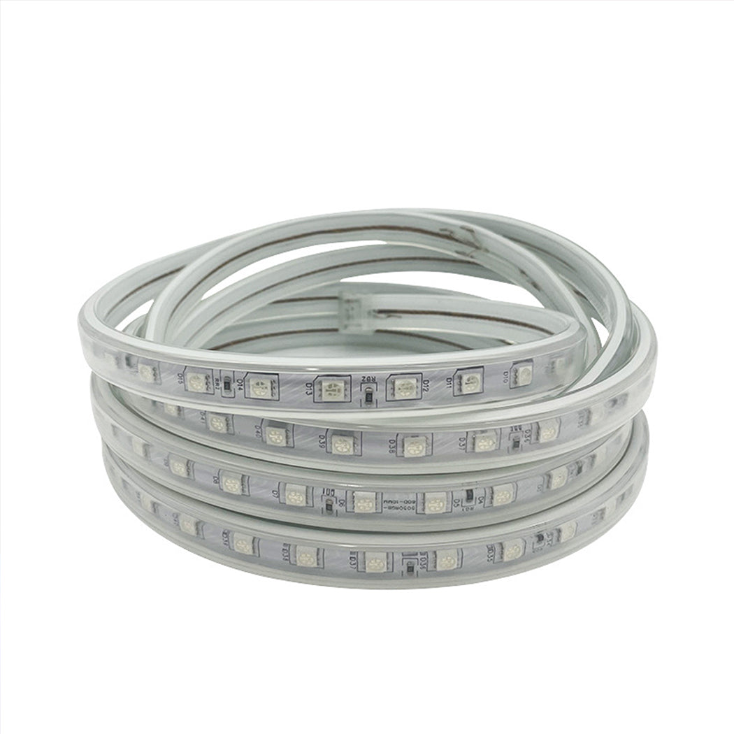 RGB Colour Solar Powered LED Strip Garden Light Large Panel Super right