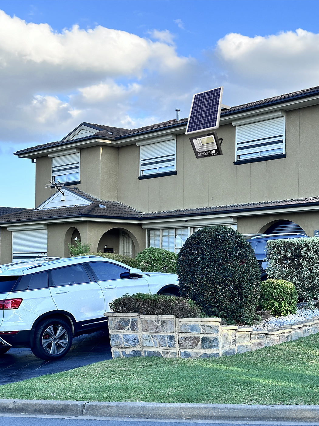 Motion Sensor Solar Floodlight 120W - No Motion No light, Motion-Activated Illumination