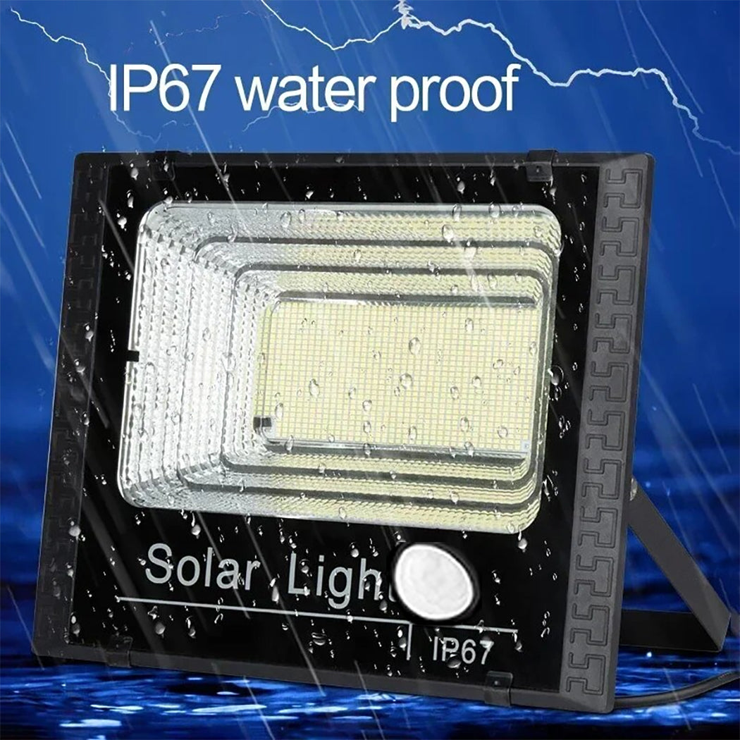 Motion Sensor Solar Floodlight 120W - No Motion No light, Motion-Activated Illumination