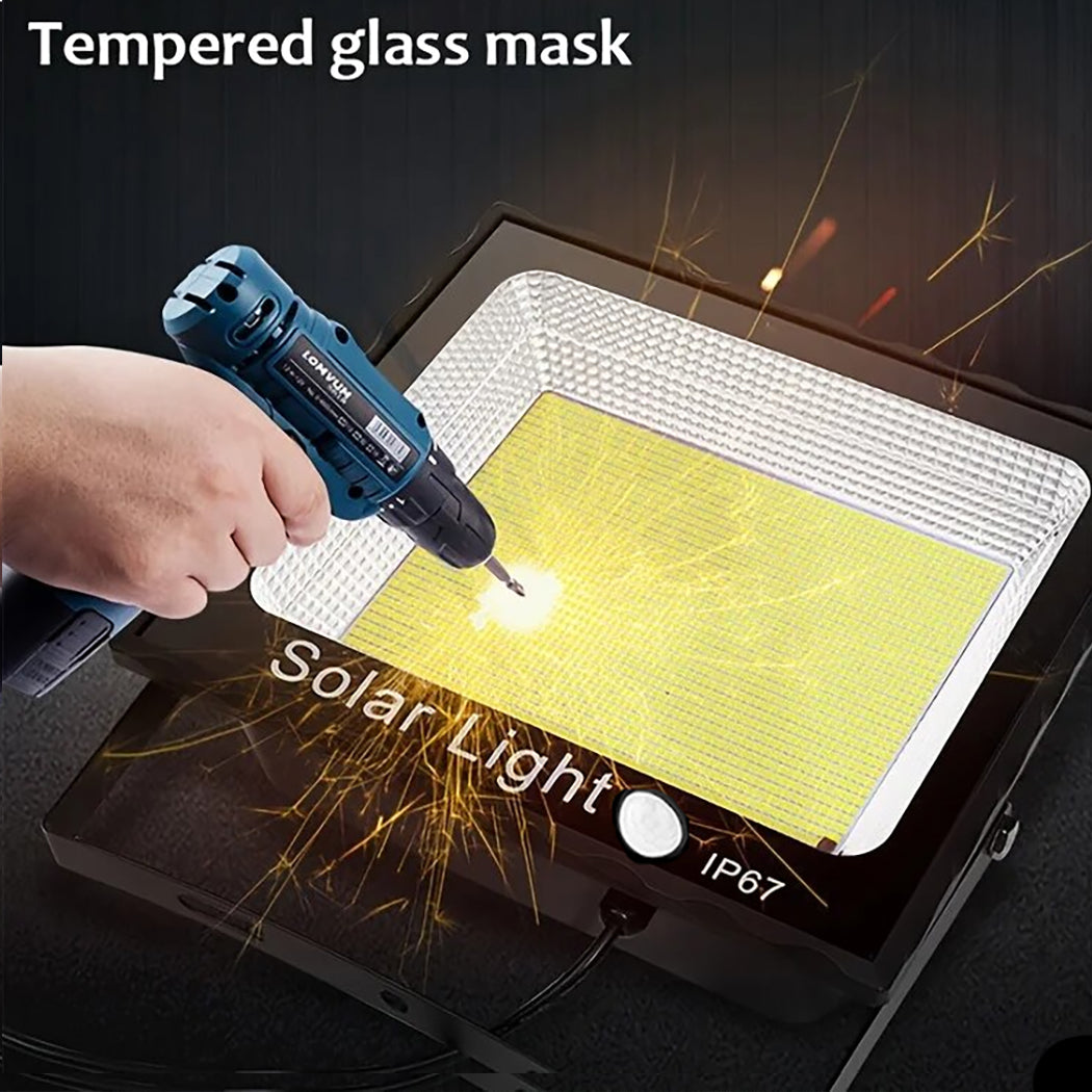 Motion Sensor Solar Floodlight 120W - No Motion No light, Motion-Activated Illumination