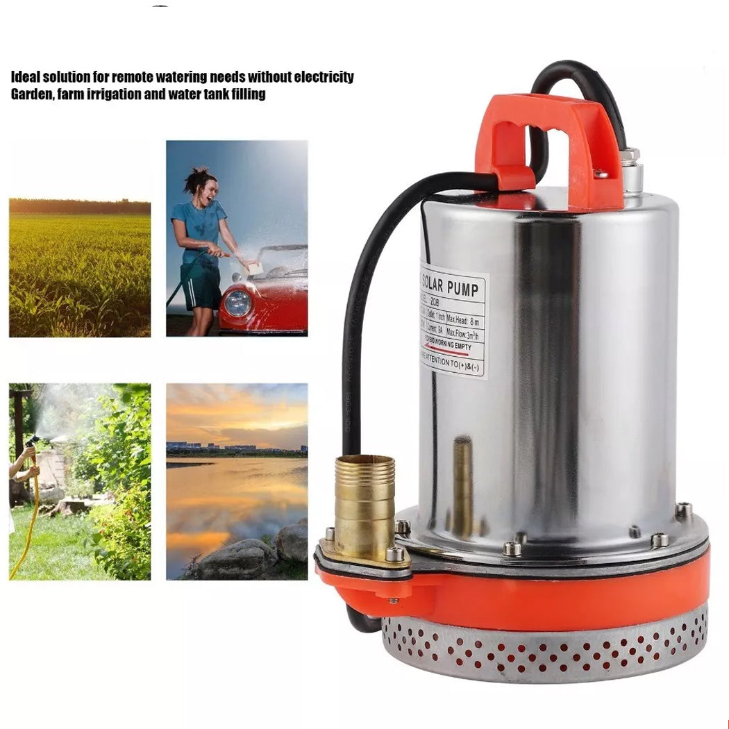 Solar Powered Submersible Pump with Battery Solar Panel sprinkler irrigation