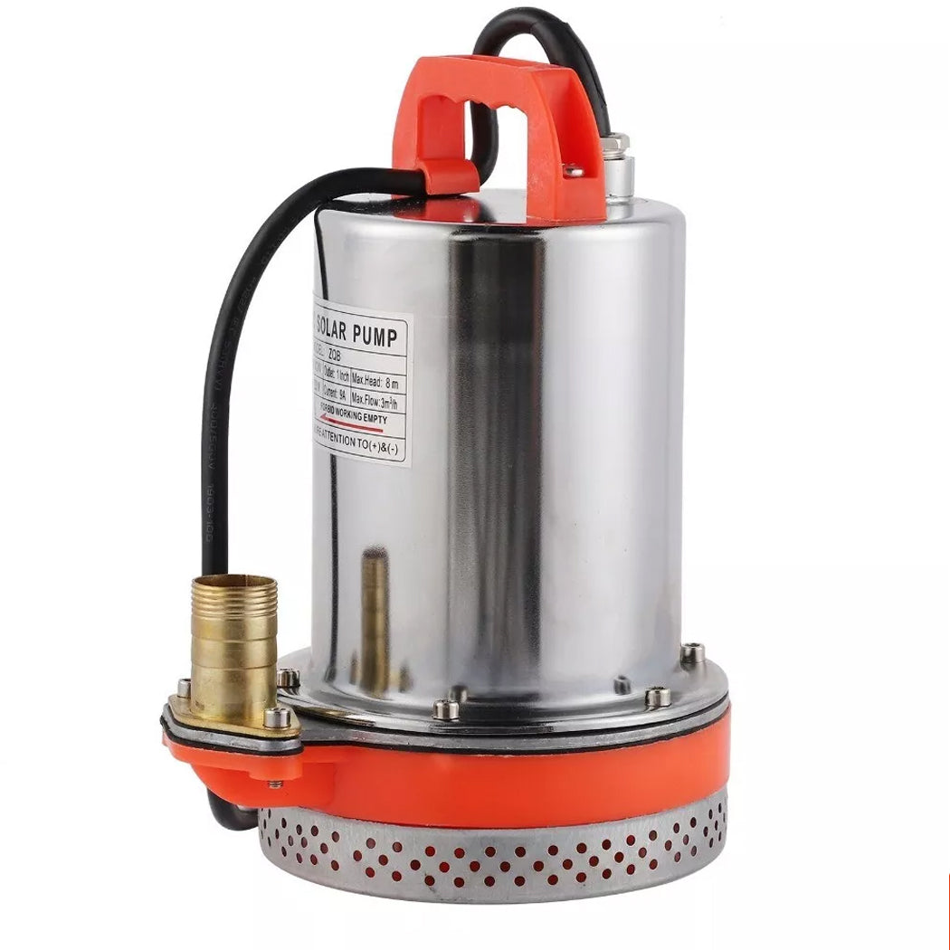 Solar Powered Submersible Pump with Battery Solar Panel sprinkler irrigation