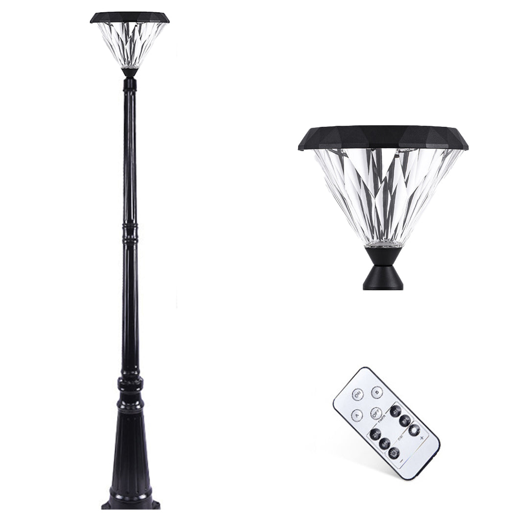 Flat Top Solar Lamp Post - a stylish and energy-efficient lighting solution