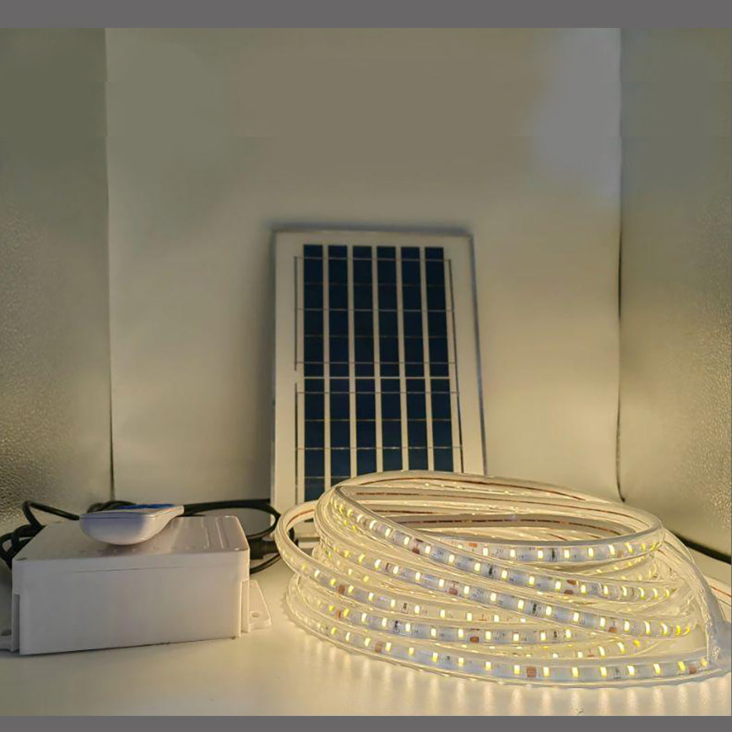 Red Blue Yellow or Green Coloured Solar Powered LED Strip Garden Light Large Panel Super Bright