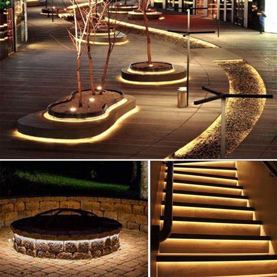 Red Blue Yellow or Green Coloured Solar Powered LED Strip Garden Light Large Panel Super Bright