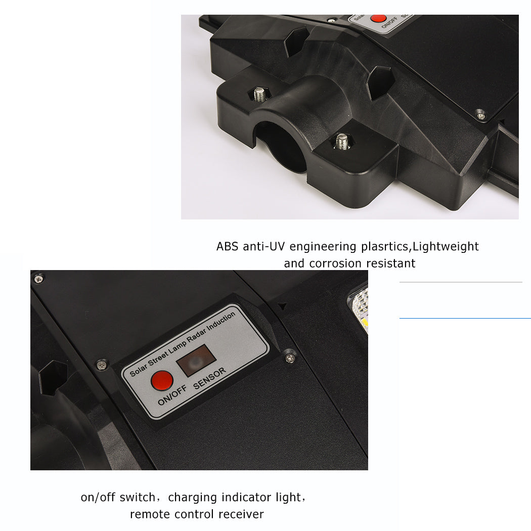 Super Bright 200/300/400W Solar Street Lights Motion Sensor Control Heavy Duty