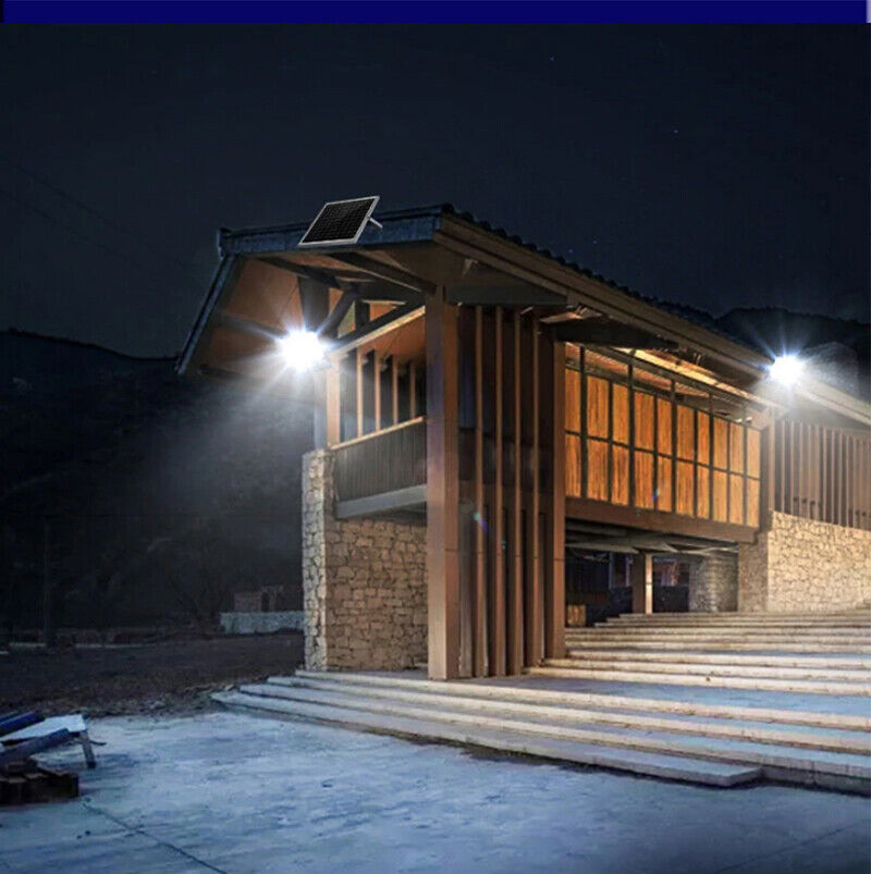 Experience powerful illumination with our 29700lm solar flood light featuring 400 SMD5730 LEDs. Effortlessly lights up 500m² with dusk-to-dawn automation & remote control. IP66 waterproof, wire-free, and built for all-weather reliability—perfect for gardens, ranches, and outdoor spaces!