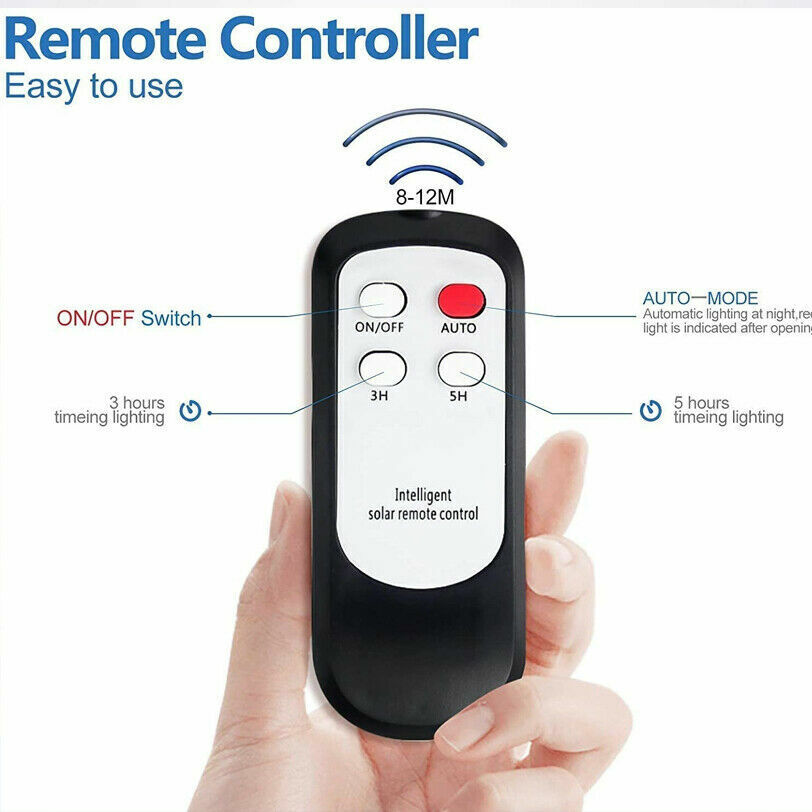 60W LED Solar Flood Lights Premium-Grade Outdoor Back Yard Garden Path 7670 lumens 88