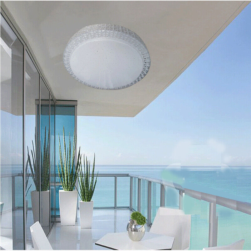 Dual Solar Ceiling Lights Sensor or Remote Control Indoor Outdoor All Night Light