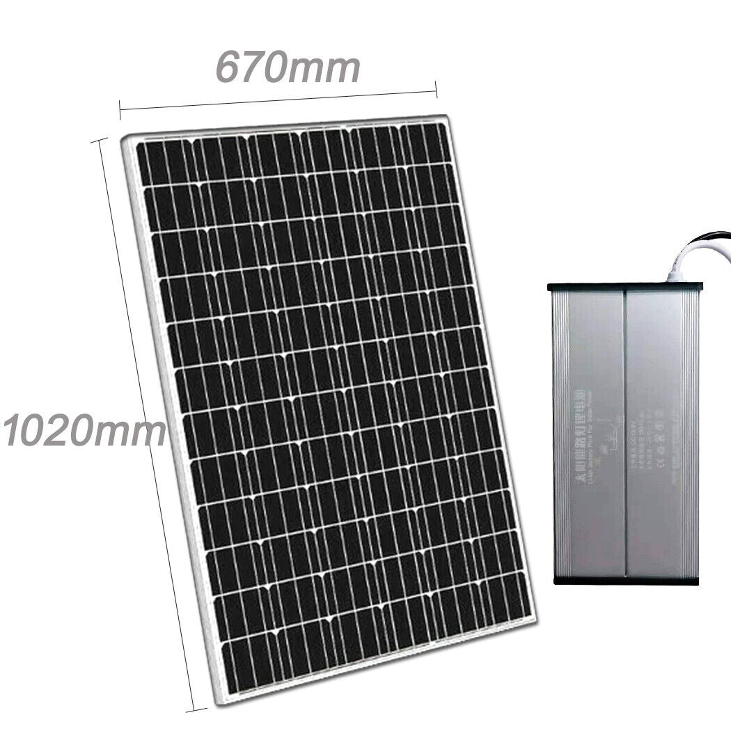 Solar Panel with Lithium Battery For Security Camera 3G 4G Wireles 12V 120W/60Ah