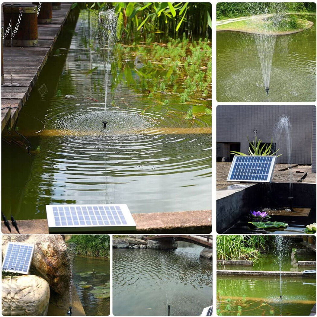 Solar Power Fountain 80cm Water Height Pond Pump Submersible Solar Water Pump 5W