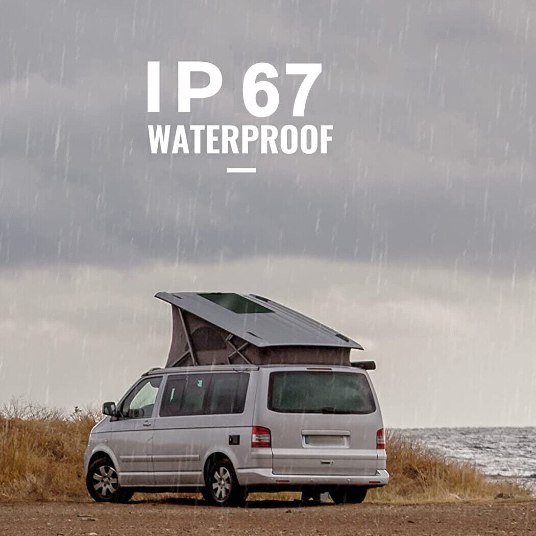 100W 12V Flexible Solar Panel Monocrystalline 12V Battery Caravan Boat Camper