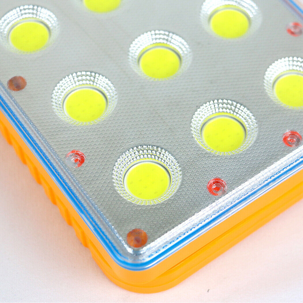 Rechargeable Solar Work Light 150 LED Beads Adjustable Brightness Travel Hiking