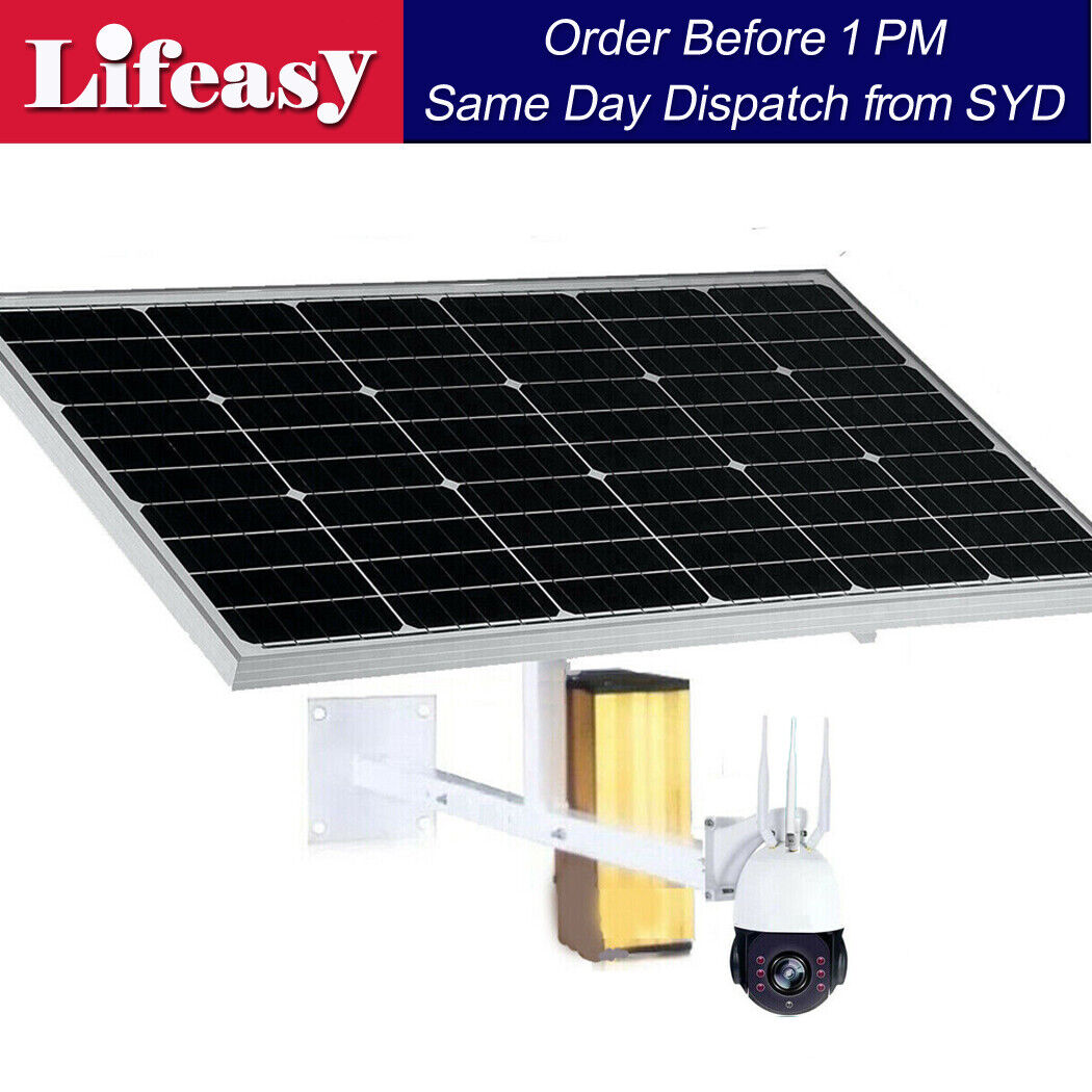 Solar Panel with Lithium Battery For Security Camera 3G 4G Wireless 12V 80W/60W