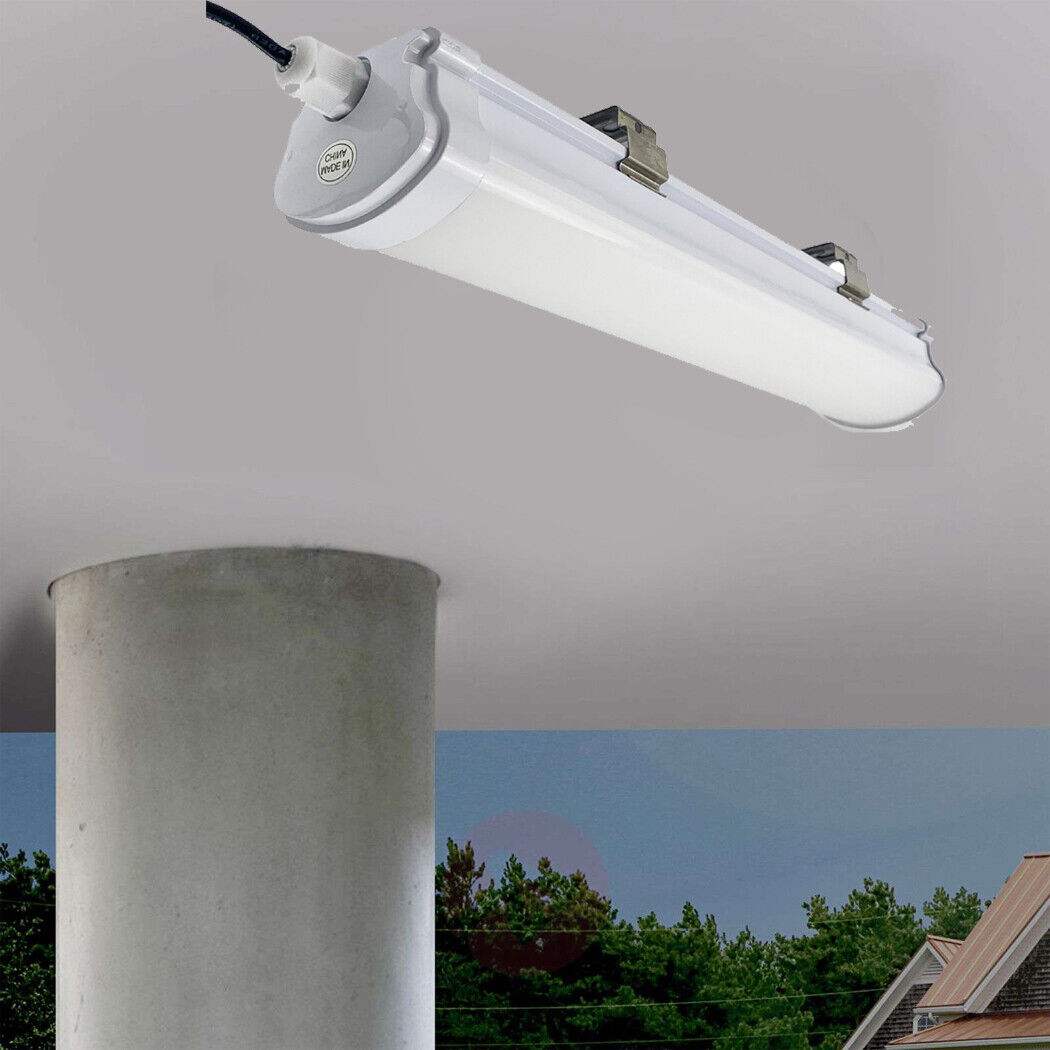 60W Solar Batten Tube Led Light Sensor Solar Ceiling Rigid Strip Bar Lights