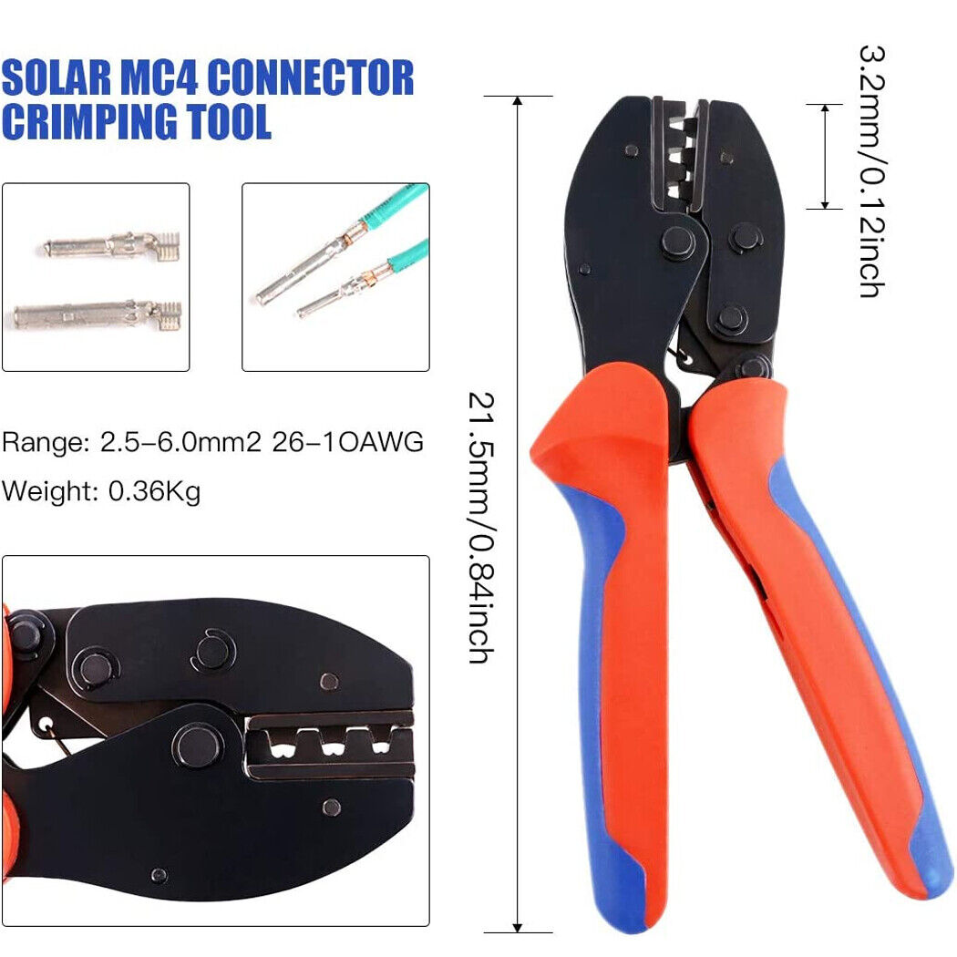 Solar Panel Connector Wire Crimper Solar Plier Dual Spanners Male Female Plug