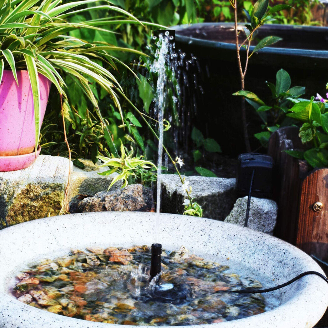 Solar Power Fountain 80cm Water Height Pond Pump Submersible Solar Water Pump 5W