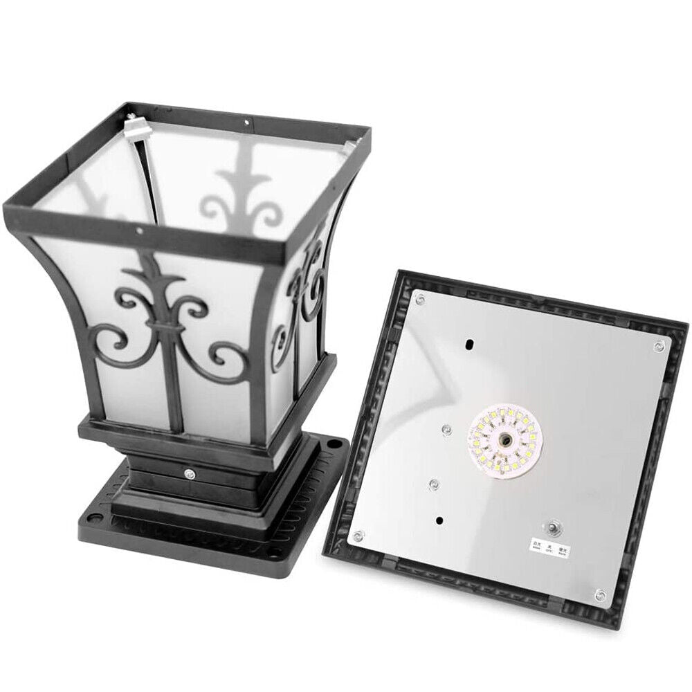 Solar Post Light Solar Pillar Light Lantern Solar Coach Lamp Outdoor Solar