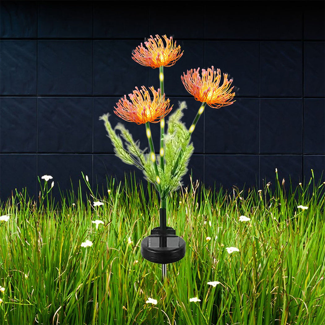 Solar Powered Flower Light Lanterns Outdoor Garden Waterproof Decorative Lamps