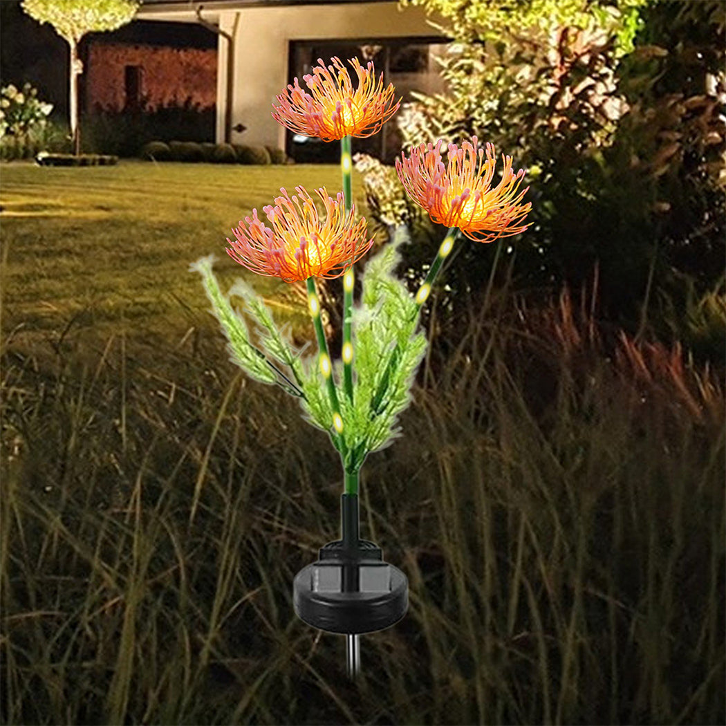 Solar Powered Flower Light Lanterns Outdoor Garden Waterproof Decorative Lamps