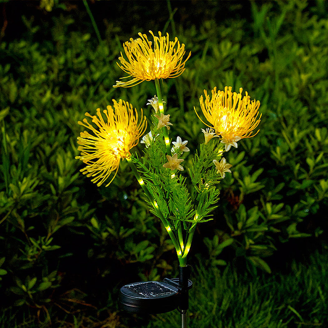 Our solar garden flower lights use upgraded solar panel and build-in high-capacity rechargeable AA battery, charge the light all day under sun, it can continuous illuminate 8-10hrs. (please keep the power switch "on") The solar firework light can be used to decorate path, pathway, walkway, lawn, backyard, wedding, party, christmas, halloween, new year.