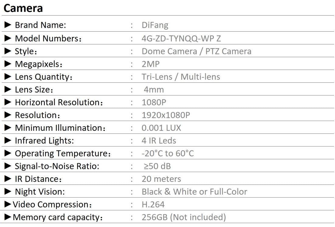 4G Solar Powered Security Camera dual Panel Rechargeable Full Colour Night Vision AI tracking