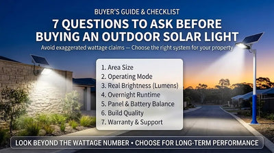 7 Questions to Ask Before Buying an Outdoor Solar Light