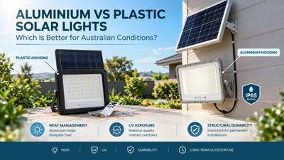 Aluminium vs Plastic Solar Lights – Which Is Better for Australian Conditions?