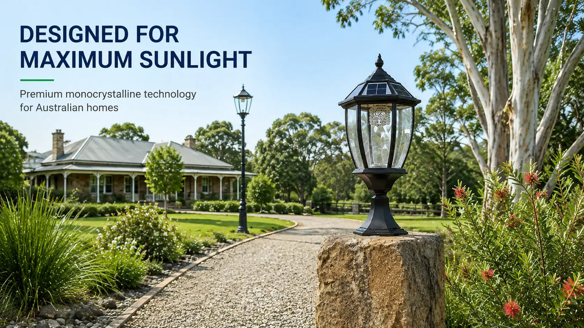 2Q-03 Choosing a High-Quality Solar Panel for Victorian Solar Post & Pillar Lights