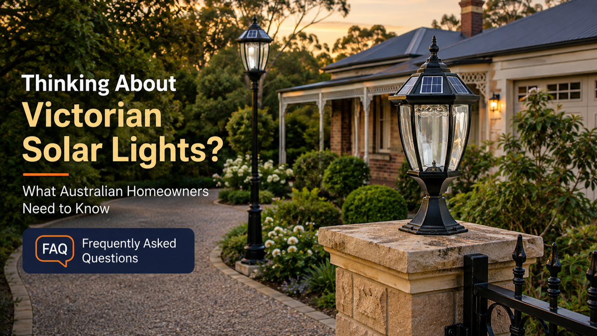 5B-01 Frequently Asked Questions About Victorian Solar Post & Pillar Lights