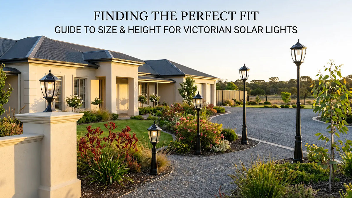 1C-04 How to Choose the Right Size and Height for Victorian Post & Pillar Lights