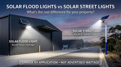  Solar Flood Lights Solar Street Lights – What’s the Difference?