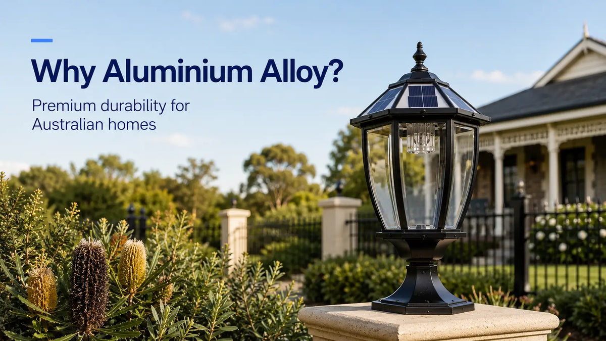 2Q-01 Why Aluminium Alloy Matters for Outdoor Solar Lights in Australia?
