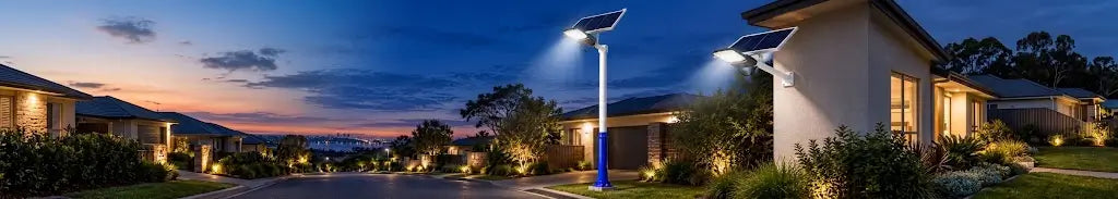 Rainman G Series solar street lights for Australian homes, driveways and rural properties