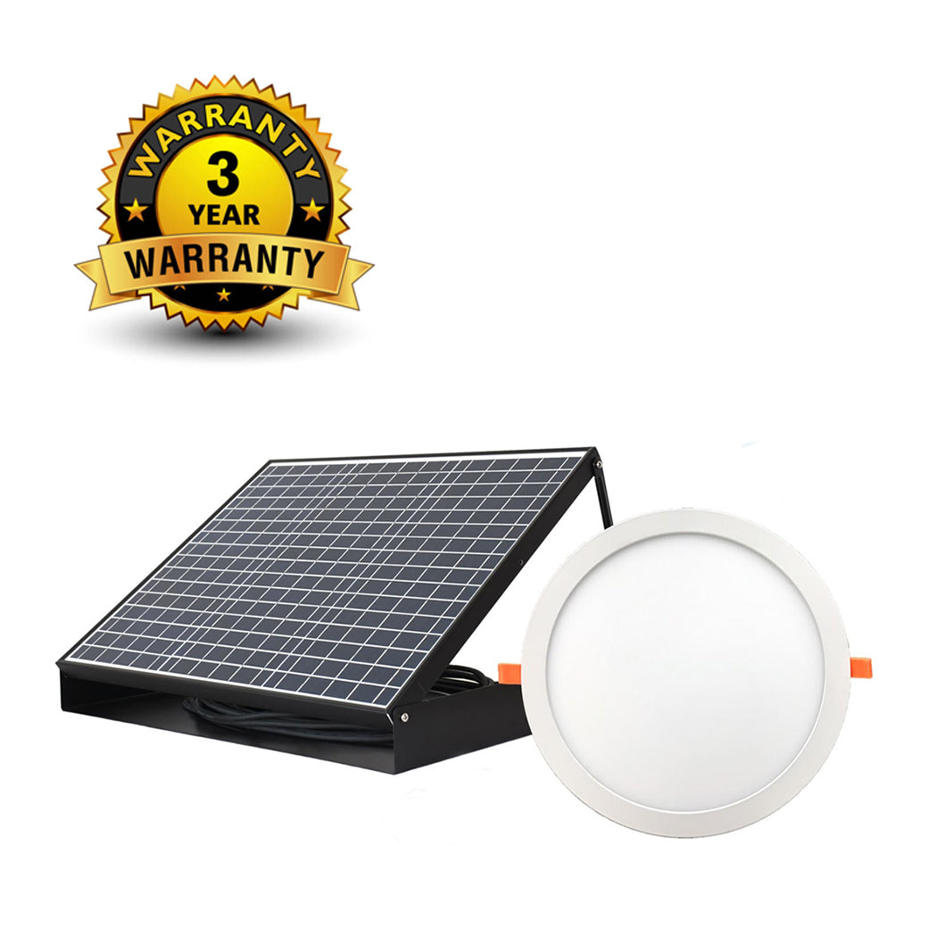 Solar Skylight 40W 30cm round Ceiling Skylight DIY Flush mount Smart Daylighting Skylight Alternative