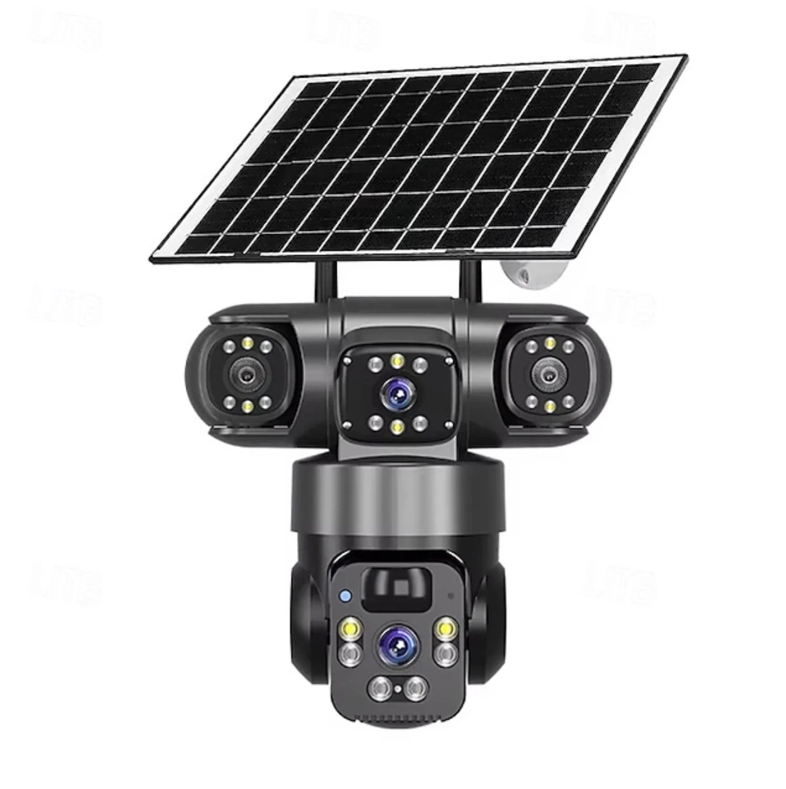4G Solar Security Camera 6MP Triple Lens PTZ IP66 Night Vision V380Pro