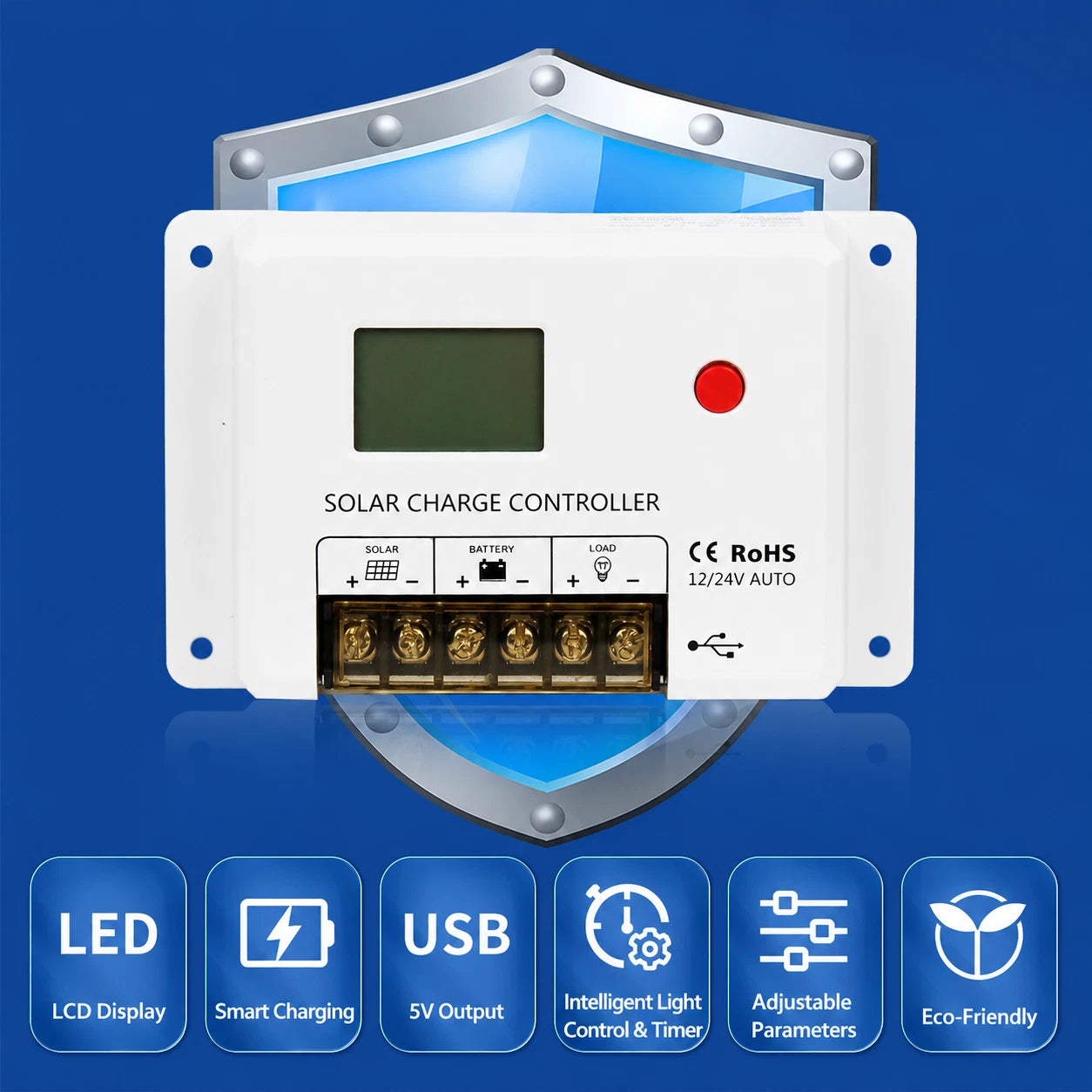 120W Solar Power System for Security Cameras 60AH Off Grid CCTV Power Kit