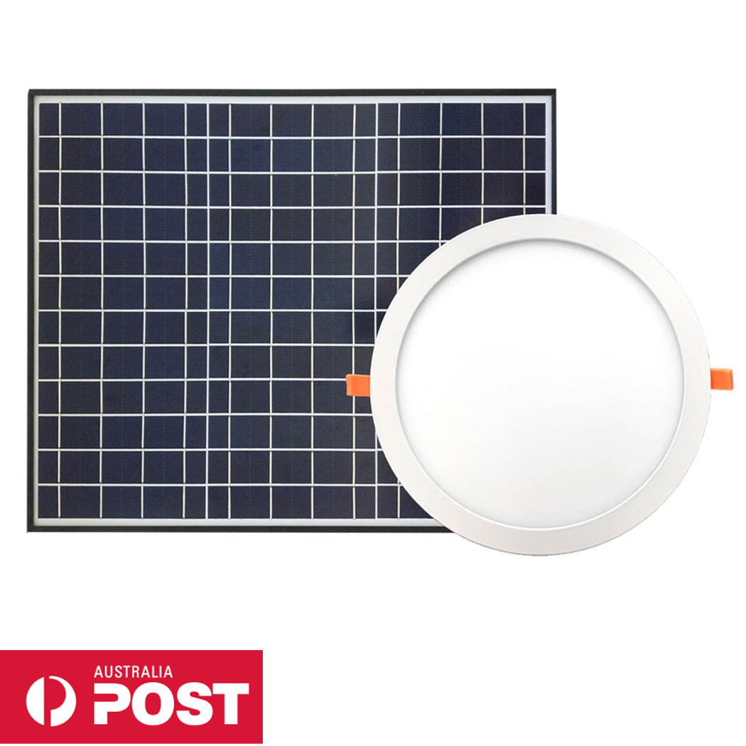 Solar Skylight 40W 30cm round Ceiling Skylight DIY Flush mount  Smart Daylighting  Skylight Alternative
