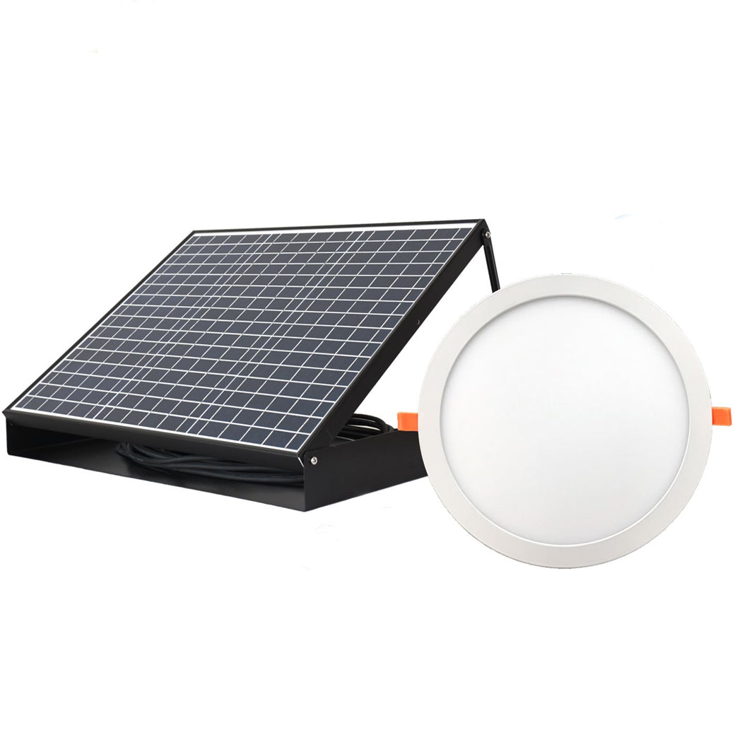Solar Skylight 40W 30cm round Ceiling Skylight DIY Flush mount  Smart Daylighting  Skylight Alternative