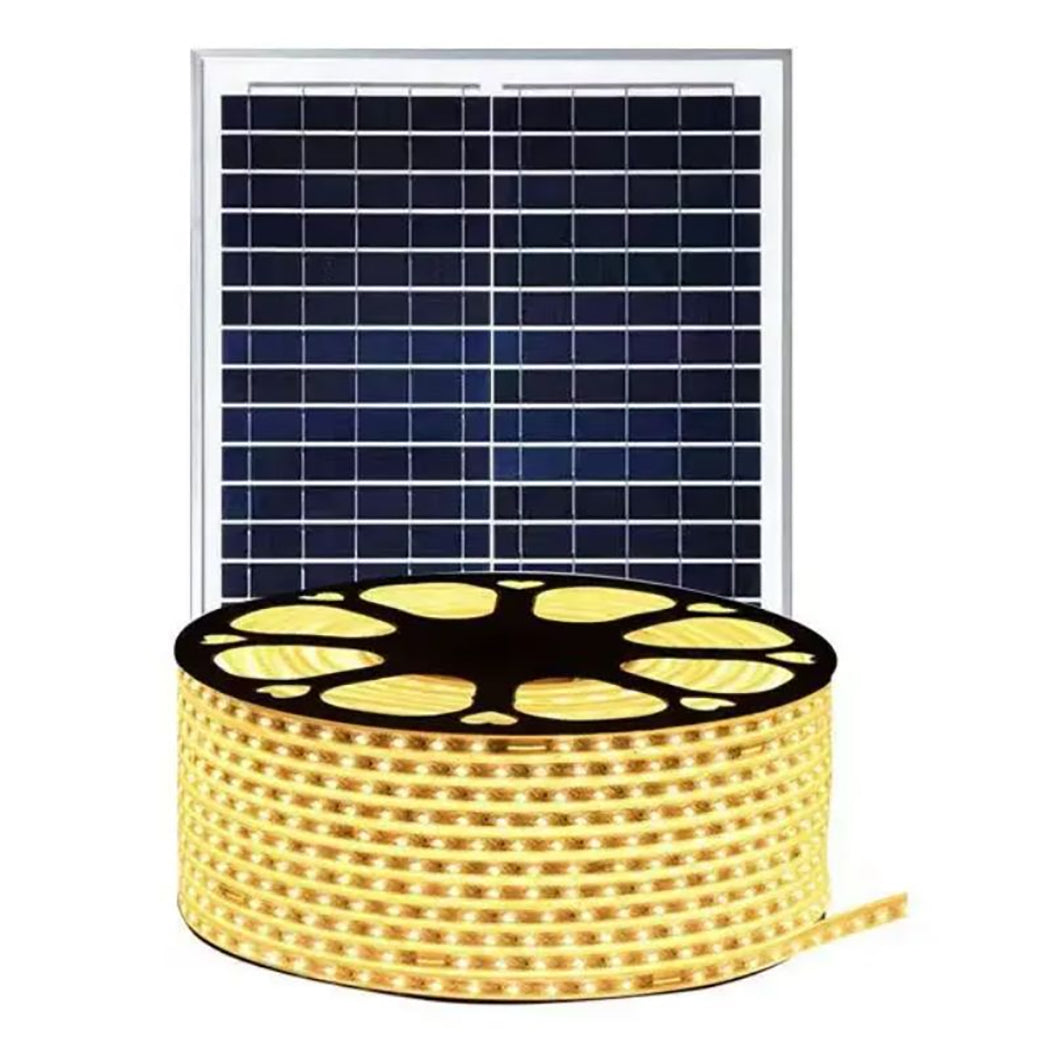 Red Blue Yellow or Green Coloured Solar Powered LED Strip Garden Light Large Panel Super Bright