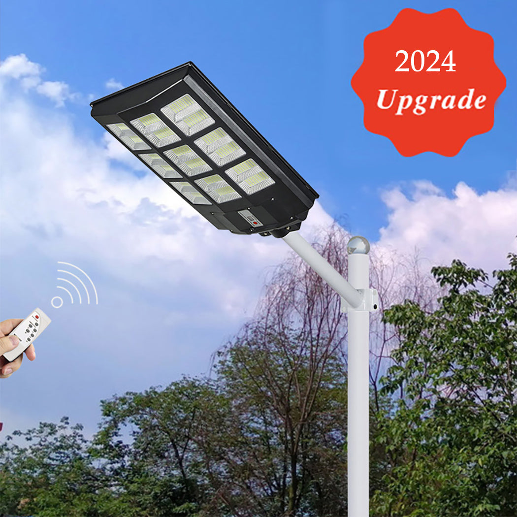 Super Bright 200/300/400W Solar Street Lights Motion Sensor Control Heavy Duty