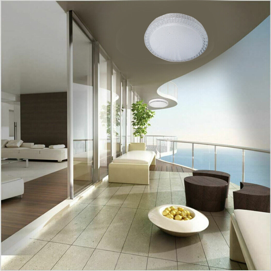 60W Solar Ceiling Light All Night Light Sensor or Remote Control Single Dual