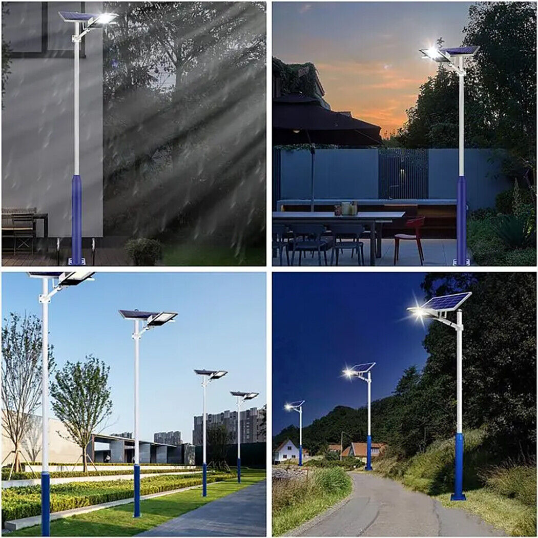 Galvanized Steel Solar Light Pole – Split Assembly Design 3m 4m 5m