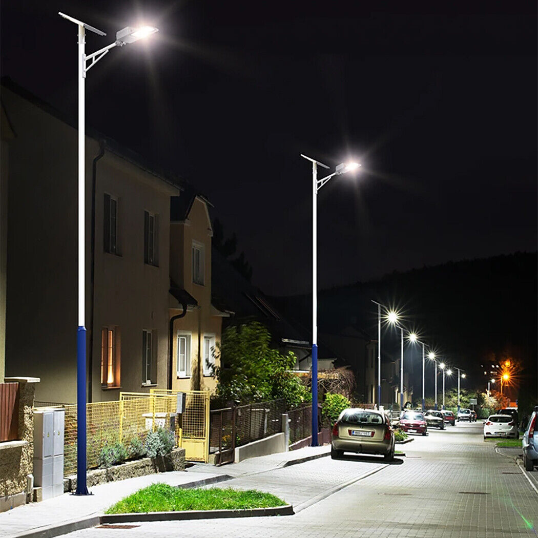 Galvanized Steel Solar Light Pole – Split Assembly Design 3m 4m 5m