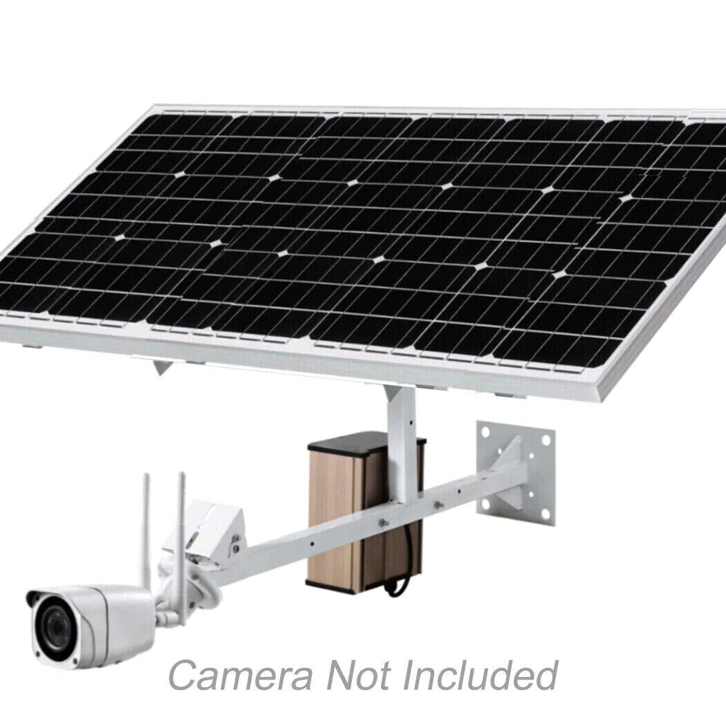 Solar Panel with Lithium Battery For Security Camera 3G 4G Wireless 12V 80W/60W