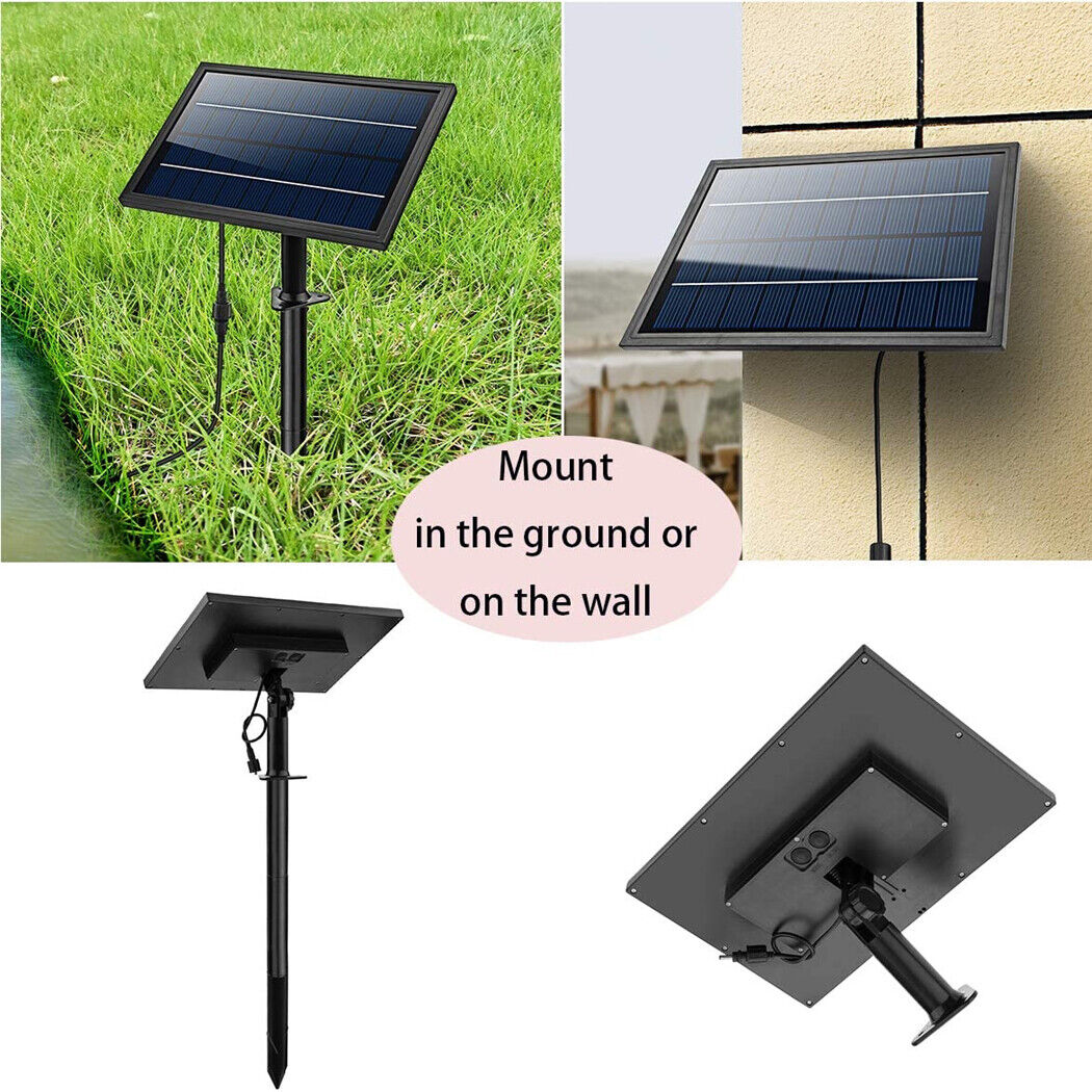 Solar Power Fountain 100cm Water Heigh Pond Pump Submersible Solar Water Pump 8W